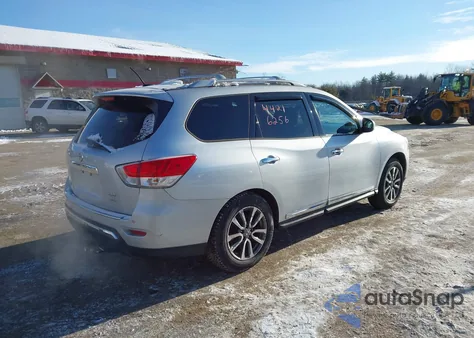 2013 Nissan Pathfinder Sl z USA, uszkodzony, nr VIN 5N1AR2MM5DC636920